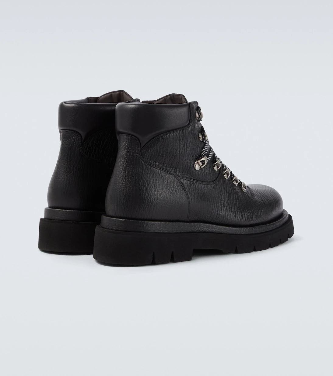 Bottega Veneta - Lug leather lace-up boots