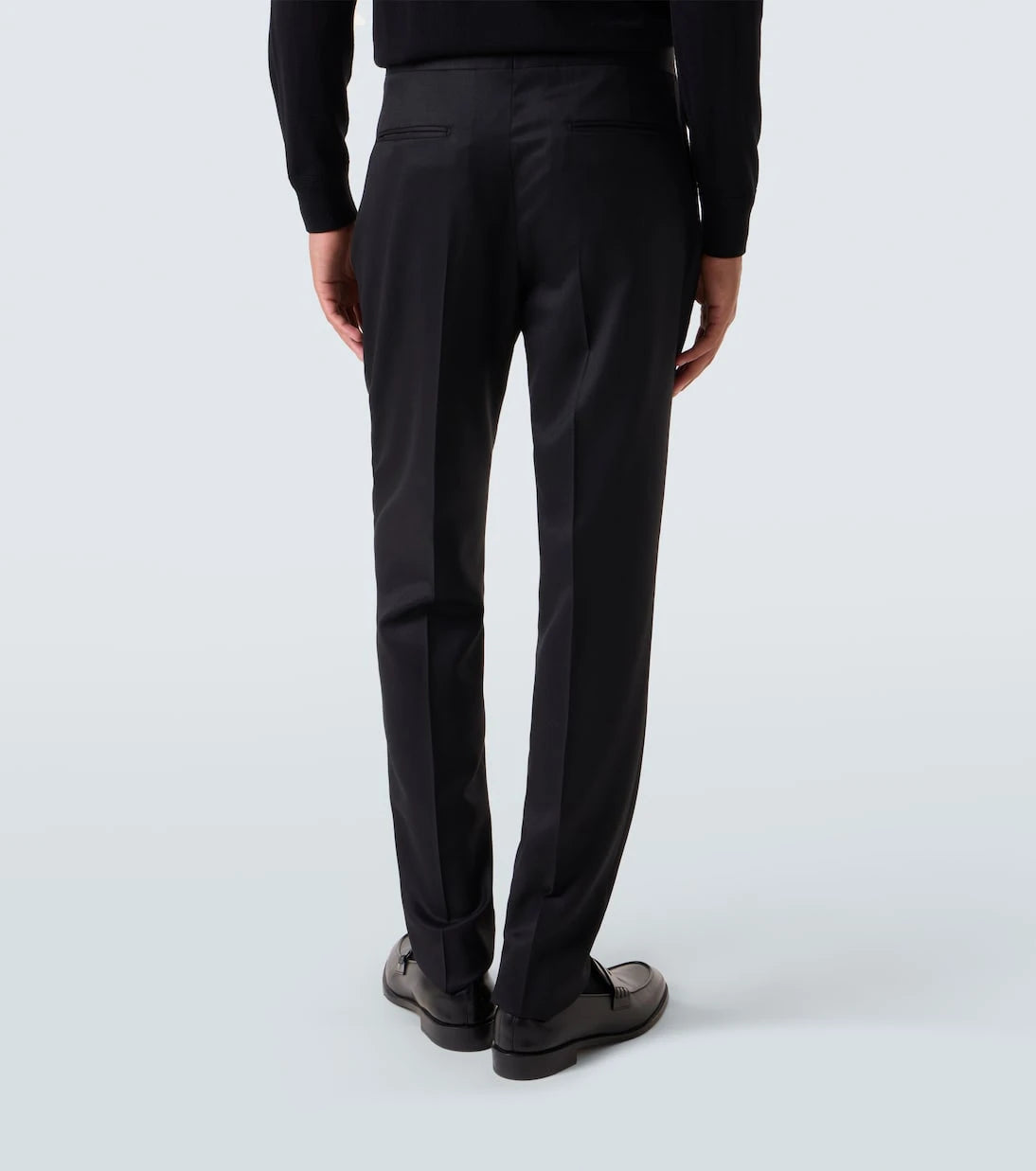 Lardini - Single-pleated wool straight pants
