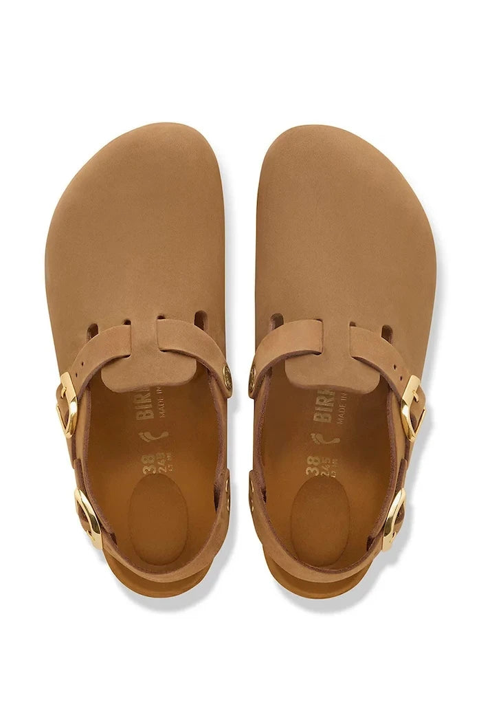 Birkenstock kadın deri terlik sabolar Tokio