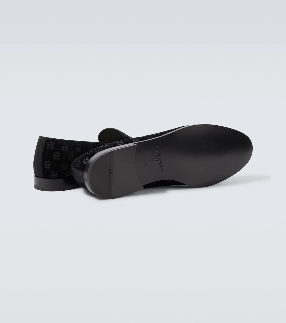 Dolce&Gabbana - Vivaldi velvet loafers