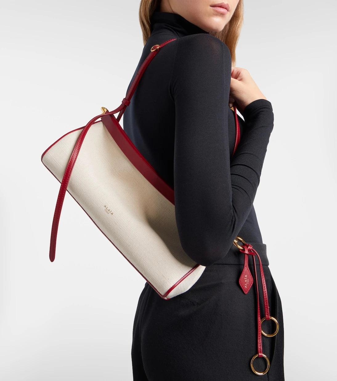Alaïa - Le Click Medium canvas shoulder bag