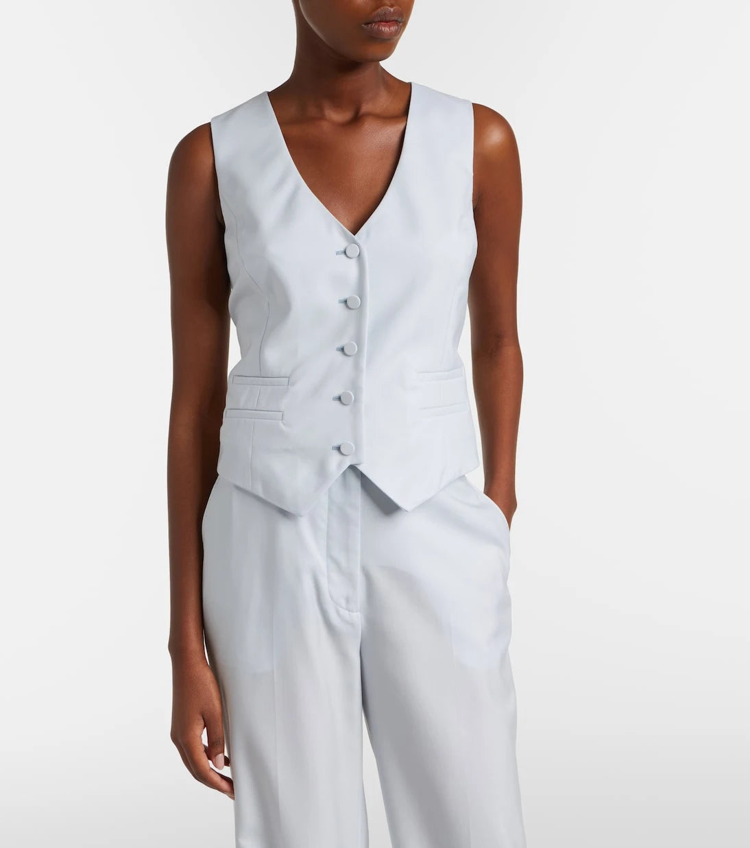Gabriela Hearst - Coleridge wool and silk vest