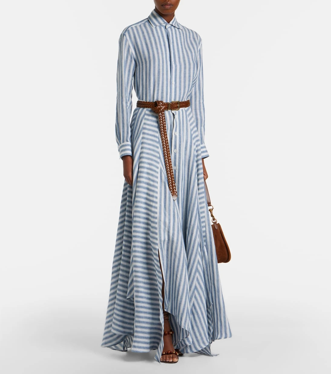 Ralph Lauren Collection - Capri striped linen shirt