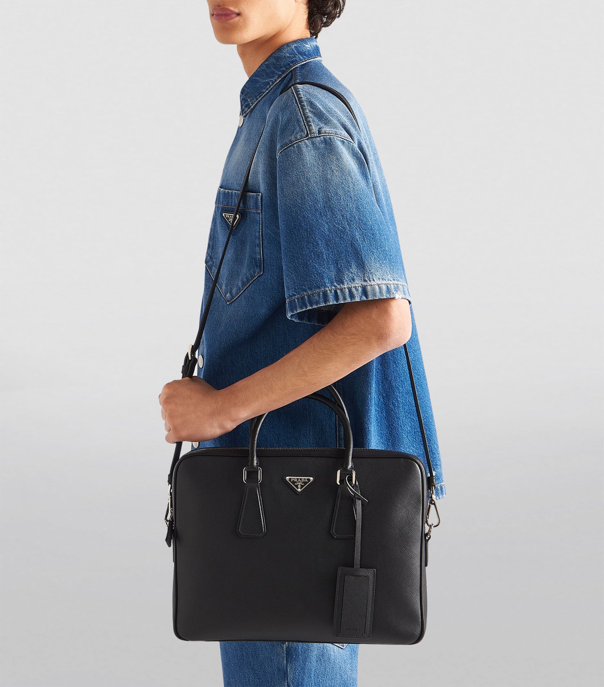 Prada Saffiano Leather Briefcase