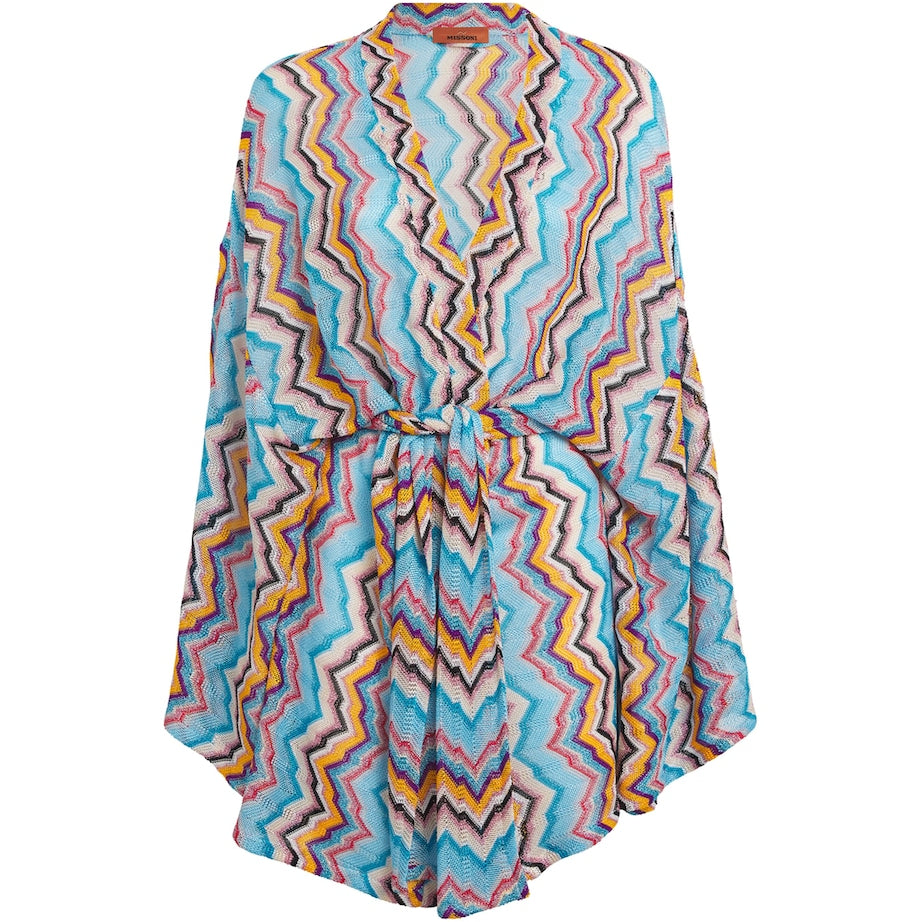Missoni Multi Metallic-Knit Beach Cover-Up