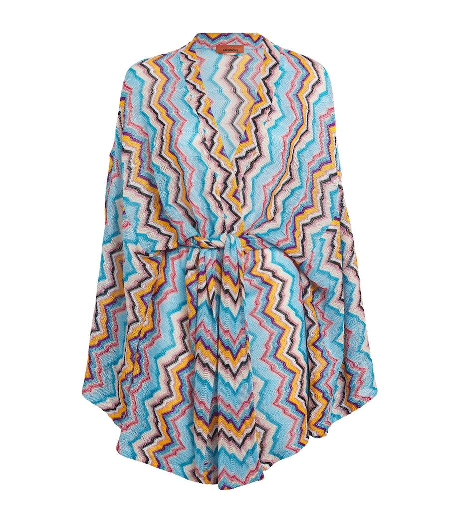 Missoni Multi Metallic-Knit Beach Cover-Up