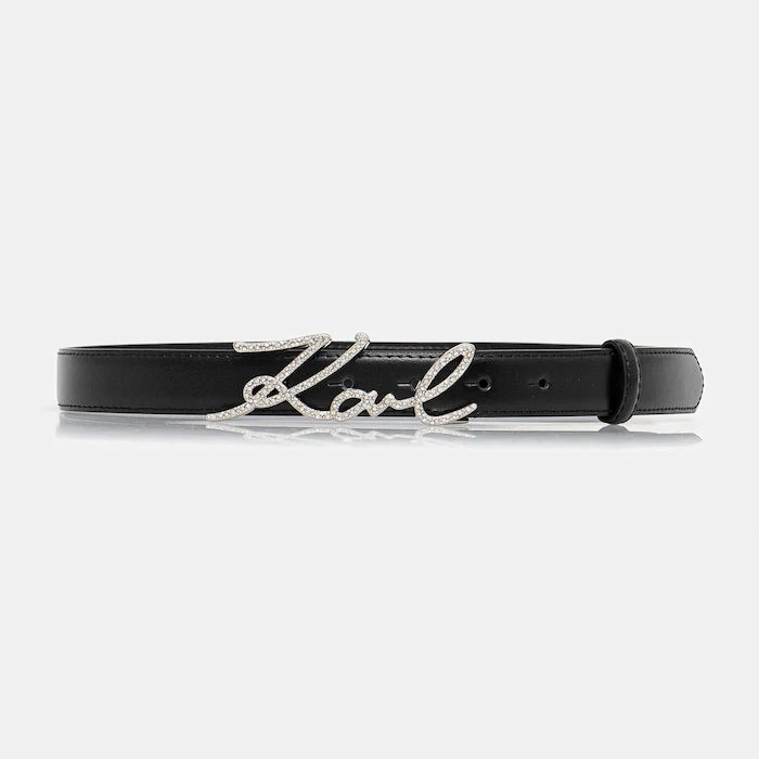 Кожен колан Karl Lagerfeld K/SIGNATURE