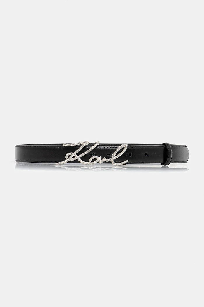 Кожен колан Karl Lagerfeld K/SIGNATURE