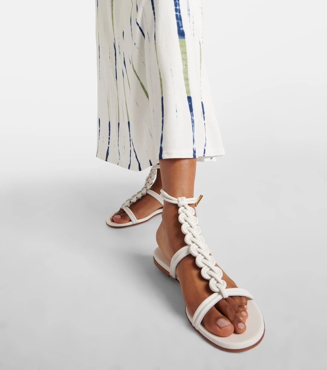 Gianvito Rossi - Capua braided leather gladiator sandals