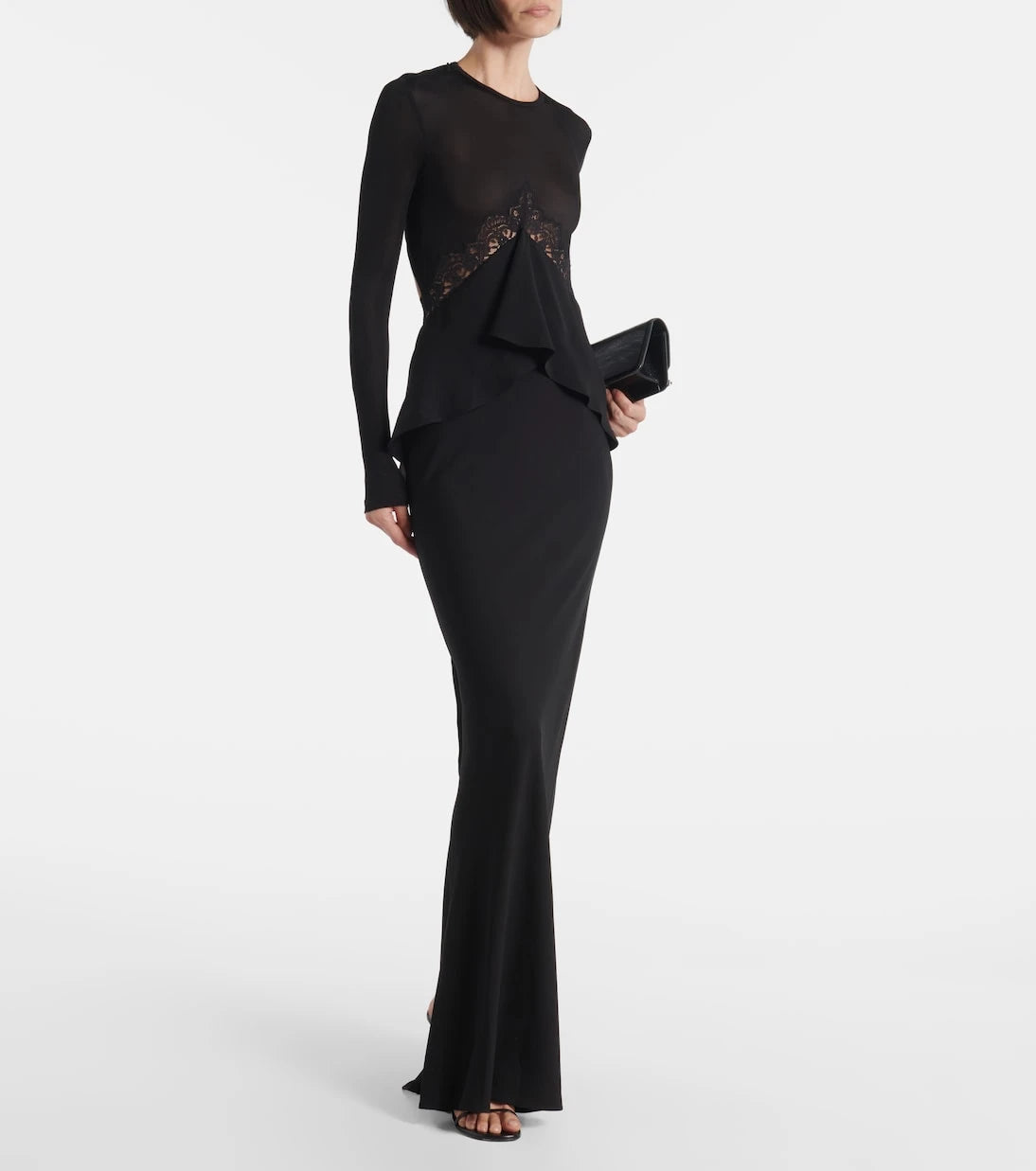 Christopher Esber - Endrey Disconnect lace-trimmed gown