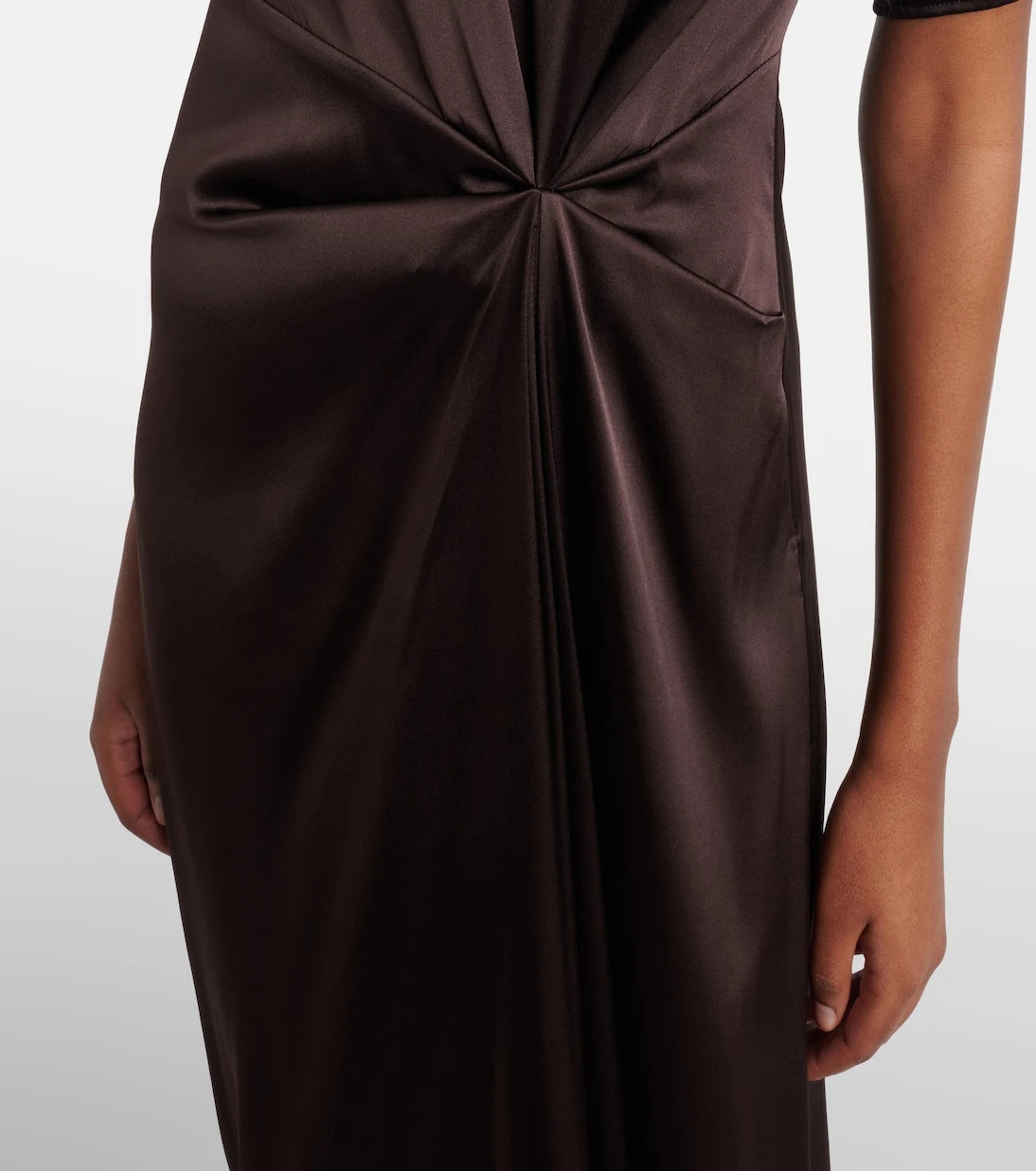 Staud - Sonoma lace-trimmed silk-blend midi dress