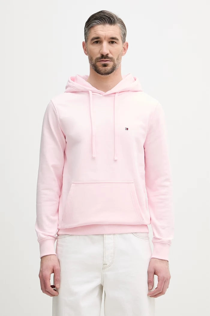 Tommy Hilfiger kapüşonlu erkek pamuklu sweatshirt