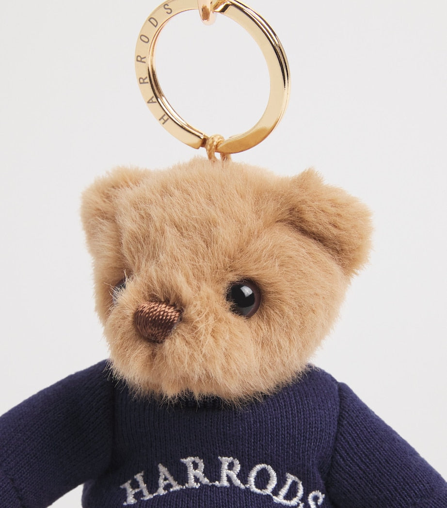 Harrods Jersey Bear Keyring (12cm)