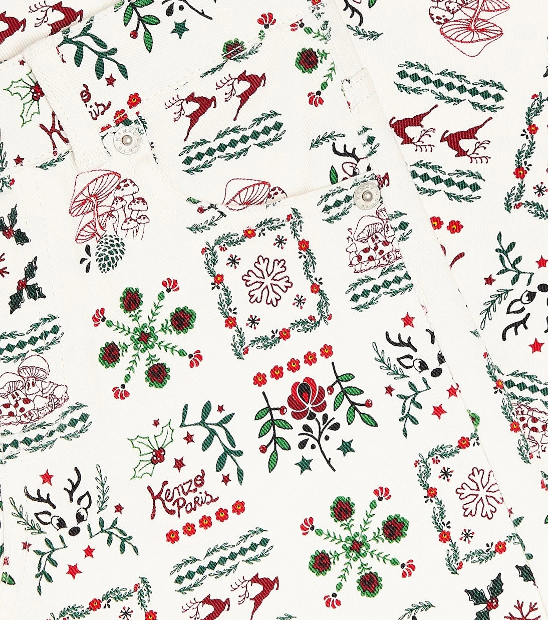 Kenzo Kids - Printed cotton pants