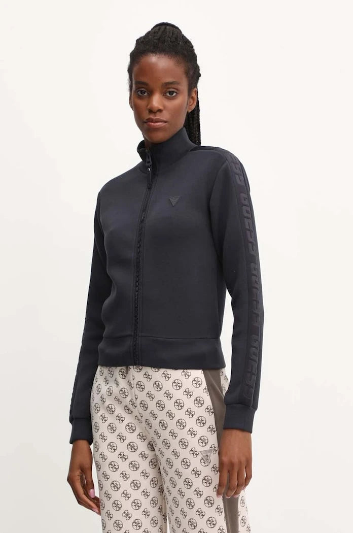 Guess fermuarlı kadın viskon sweatshirt NEW ALLIE