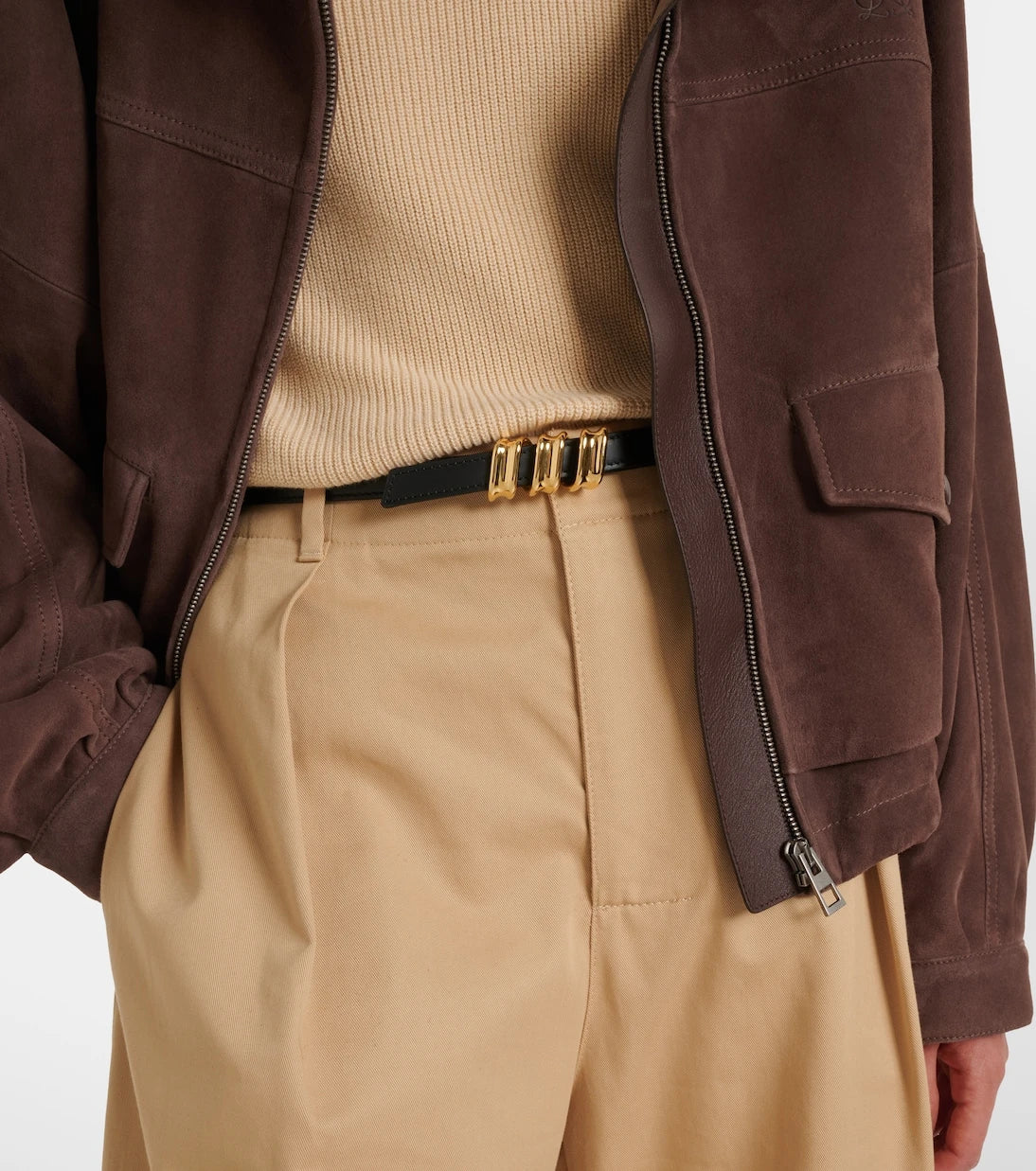 Loewe - Coil leather belt