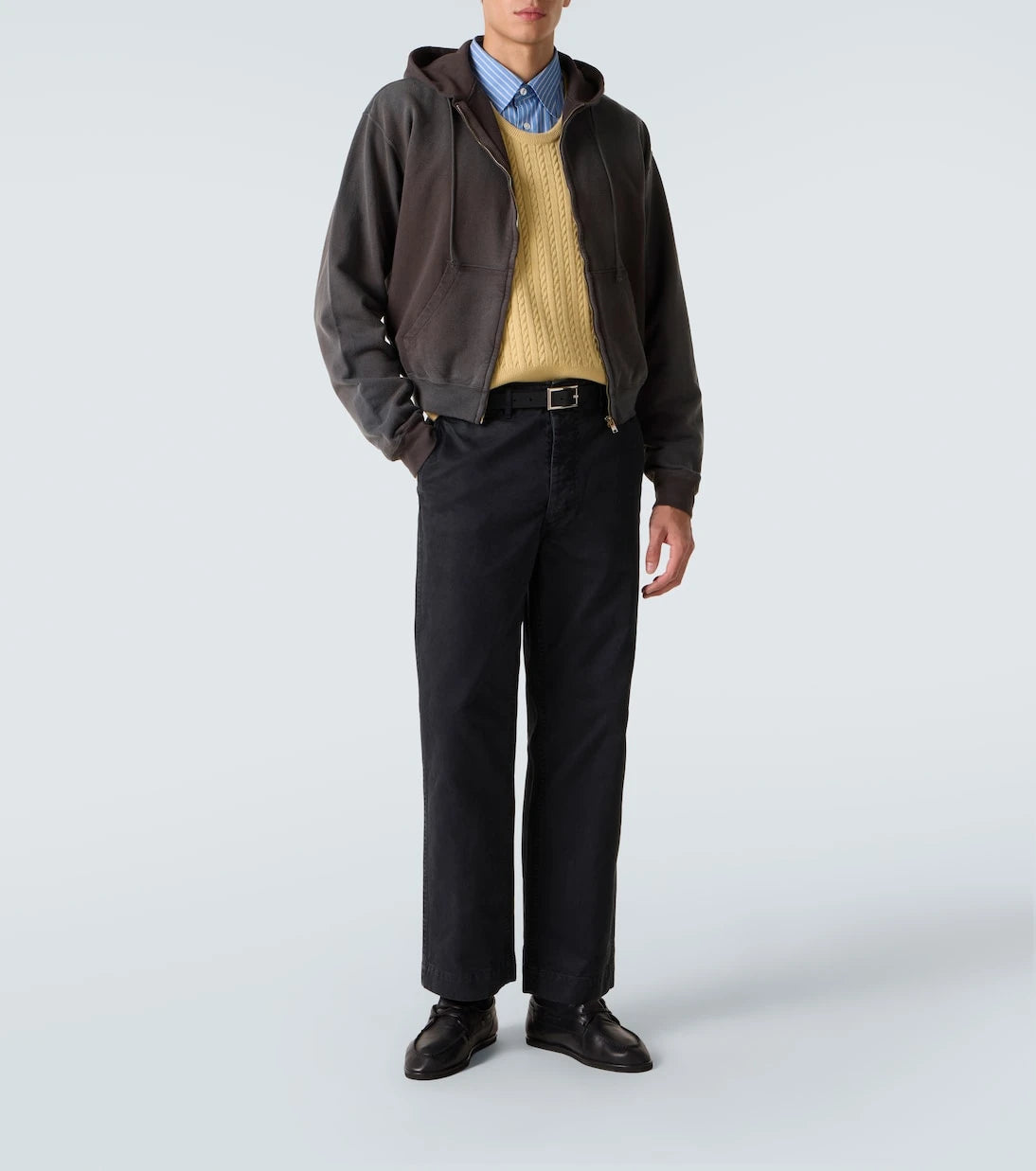 Auralee - Cotton jersey hoodie