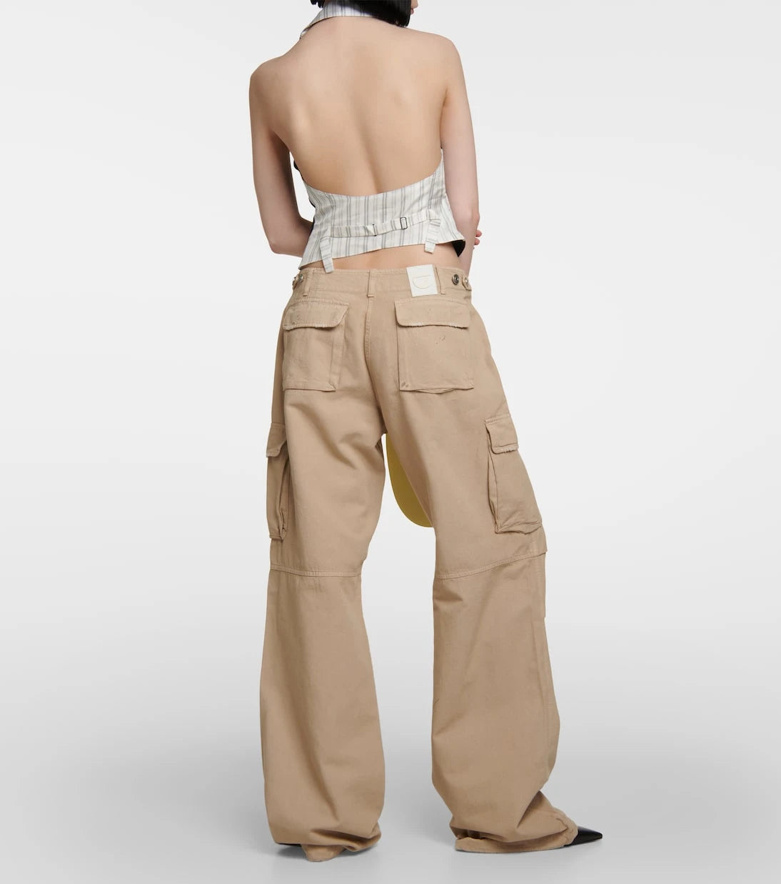 Coperni - Adjustable wide-leg cargo pants