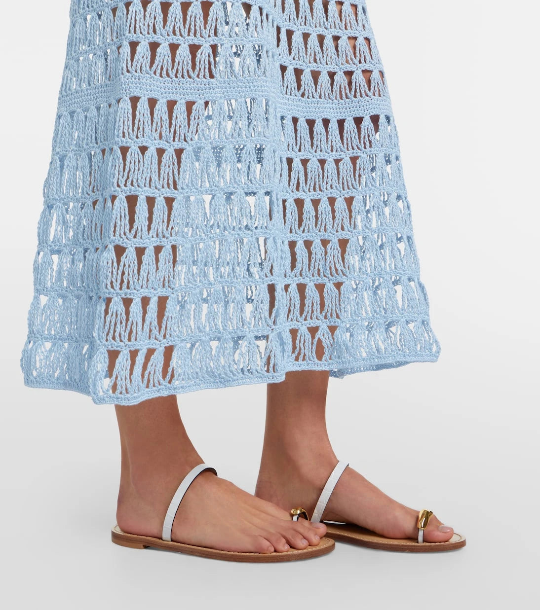 Anna Kosturova - Crochet cotton maxi dress