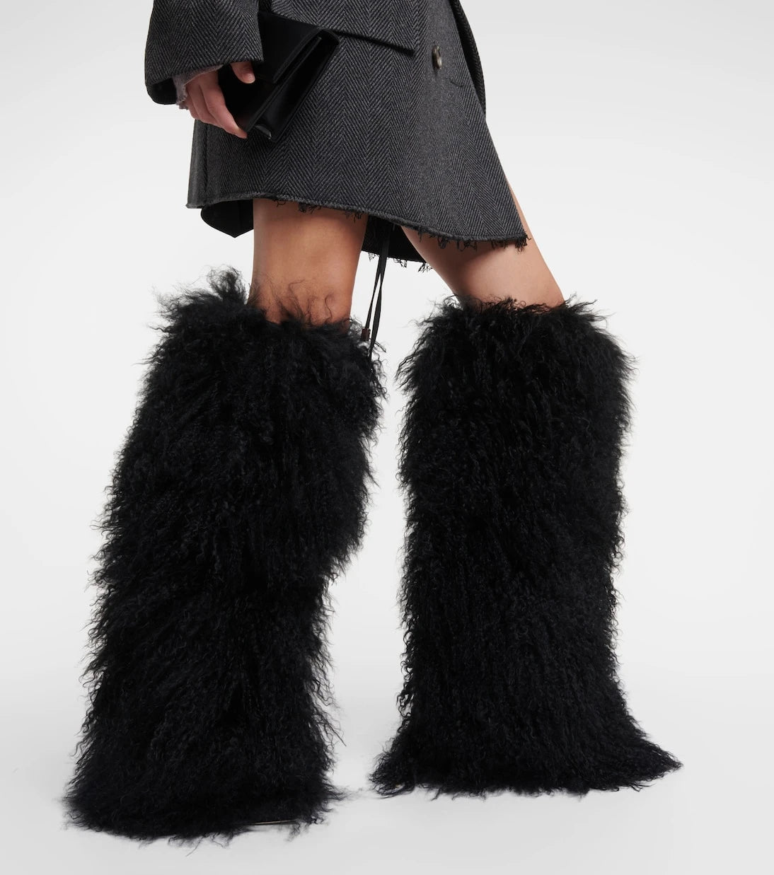 Paris Texas - Shearling fur boots