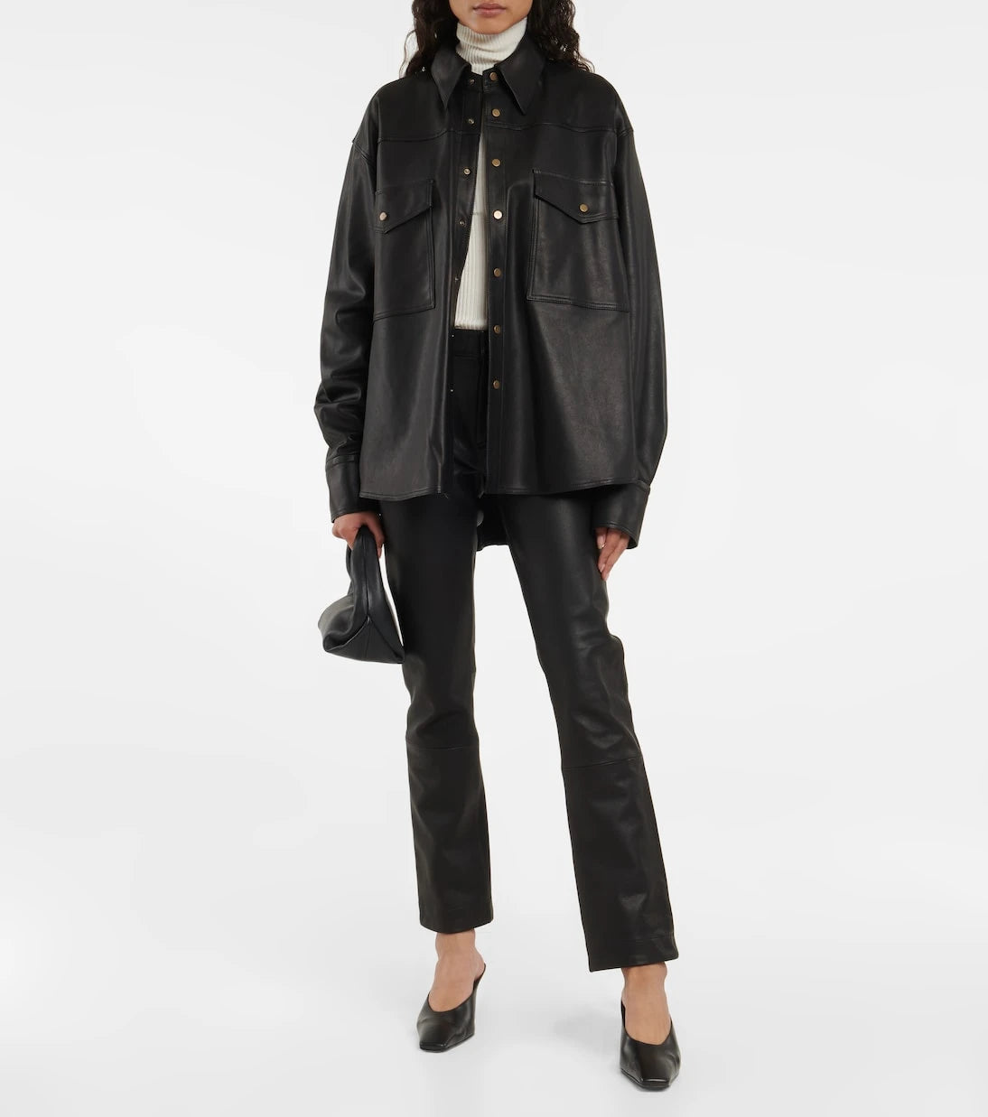 Petar Petrov - Gonda low-rise leather pants