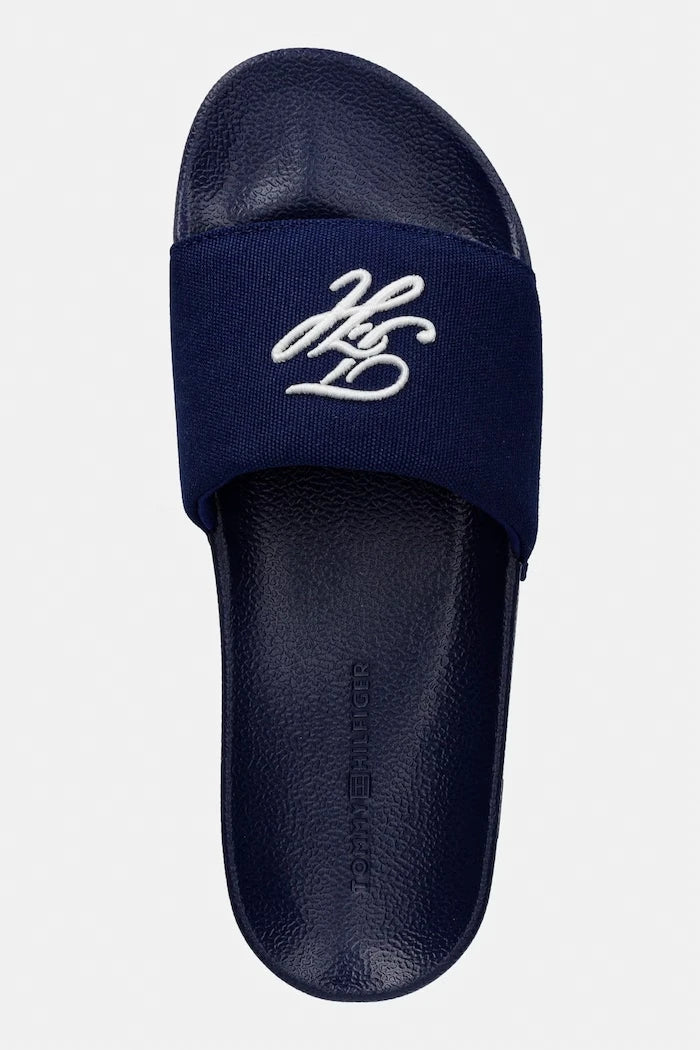 Tommy Hilfiger Kadın TH SCRIPT POOL SLIDE Terlik