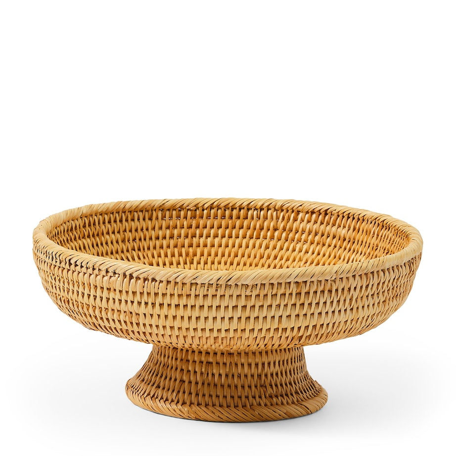 Cabana Magazine Small Wicker Sabbia Fruit Bowl (22cm)