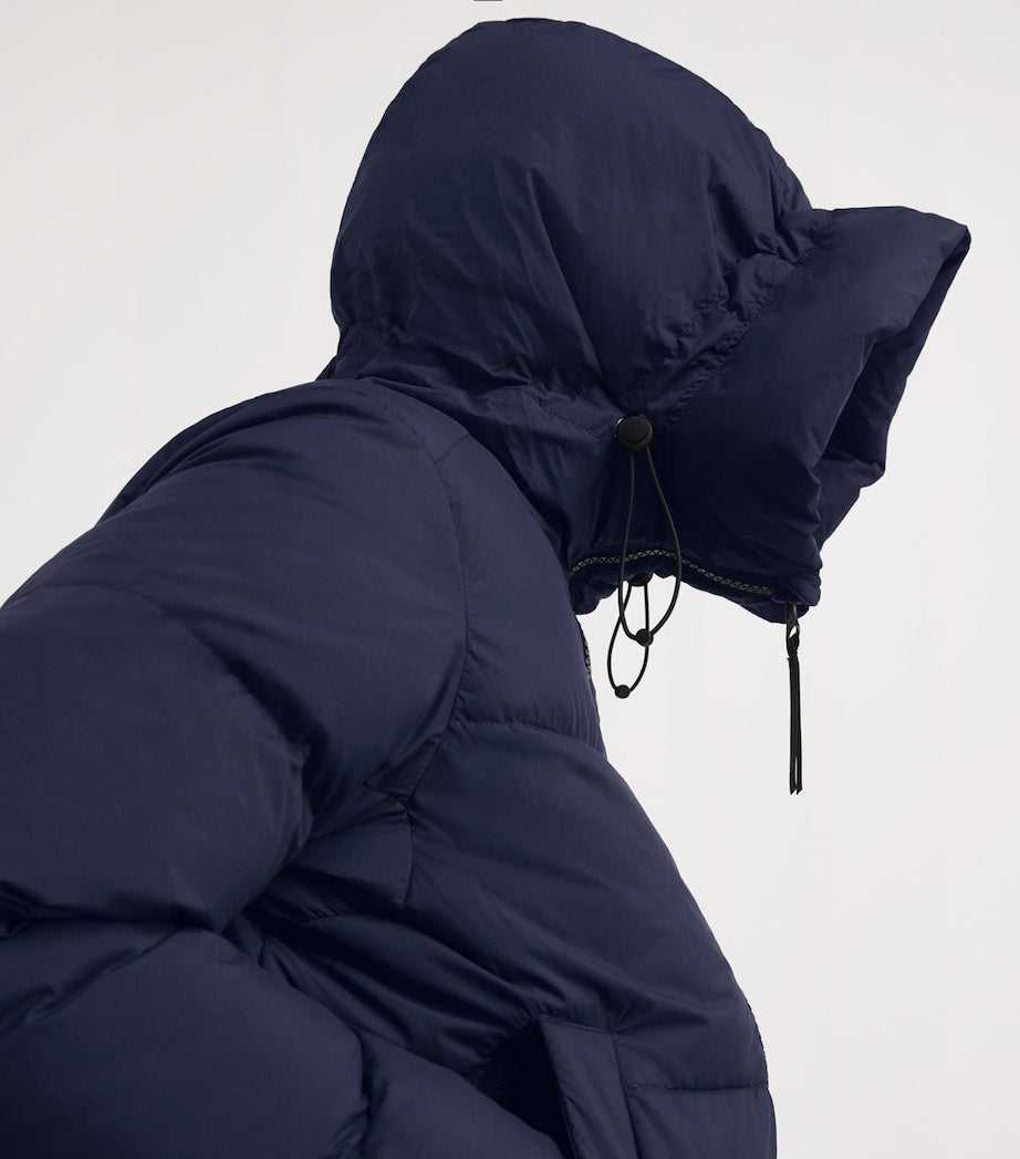 Canada Goose Blue Down EnduraLuxe Packable Crofton Puffer Jacket