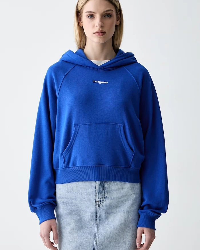 Tommy Jeans Kapüşonlu Kadın Pamuklu Sweatshirt