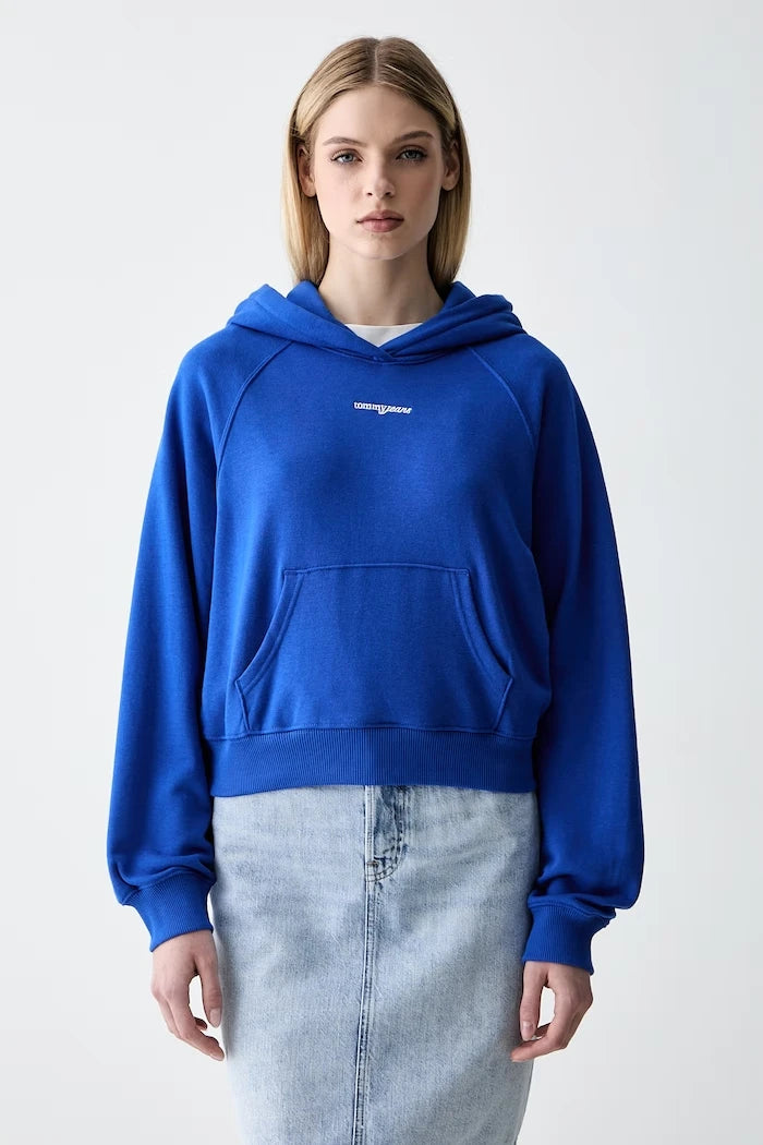 Tommy Jeans Kapüşonlu Kadın Pamuklu Sweatshirt