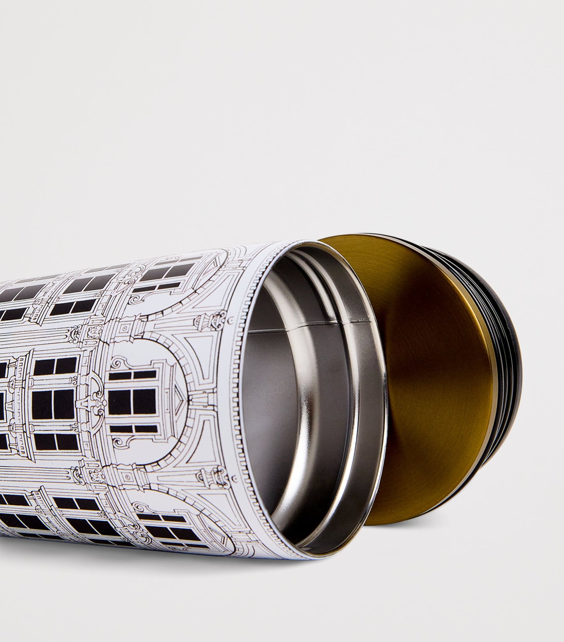 Metal Building Travel Cup