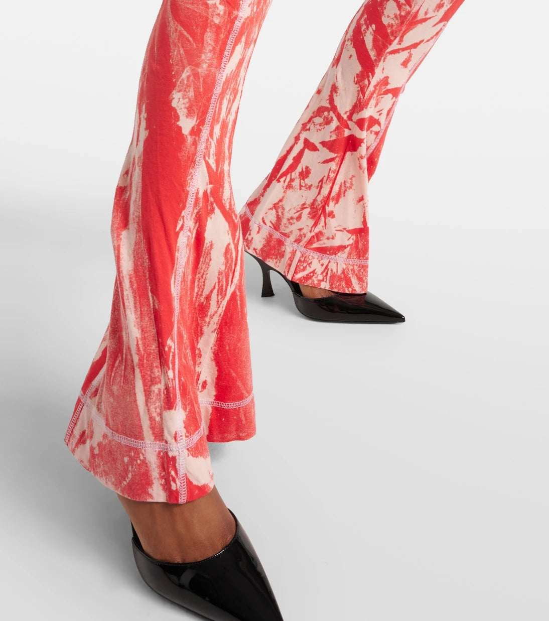 KNWLS - Raze low-rise tie-dye flared pants