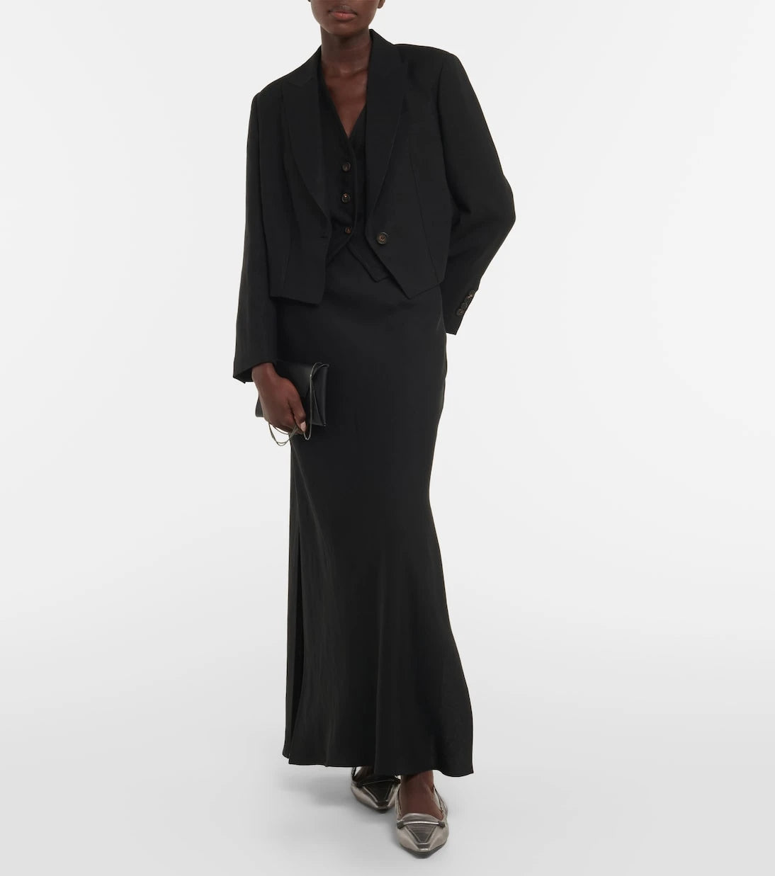 Brunello Cucinelli - Gabardin uzun etek