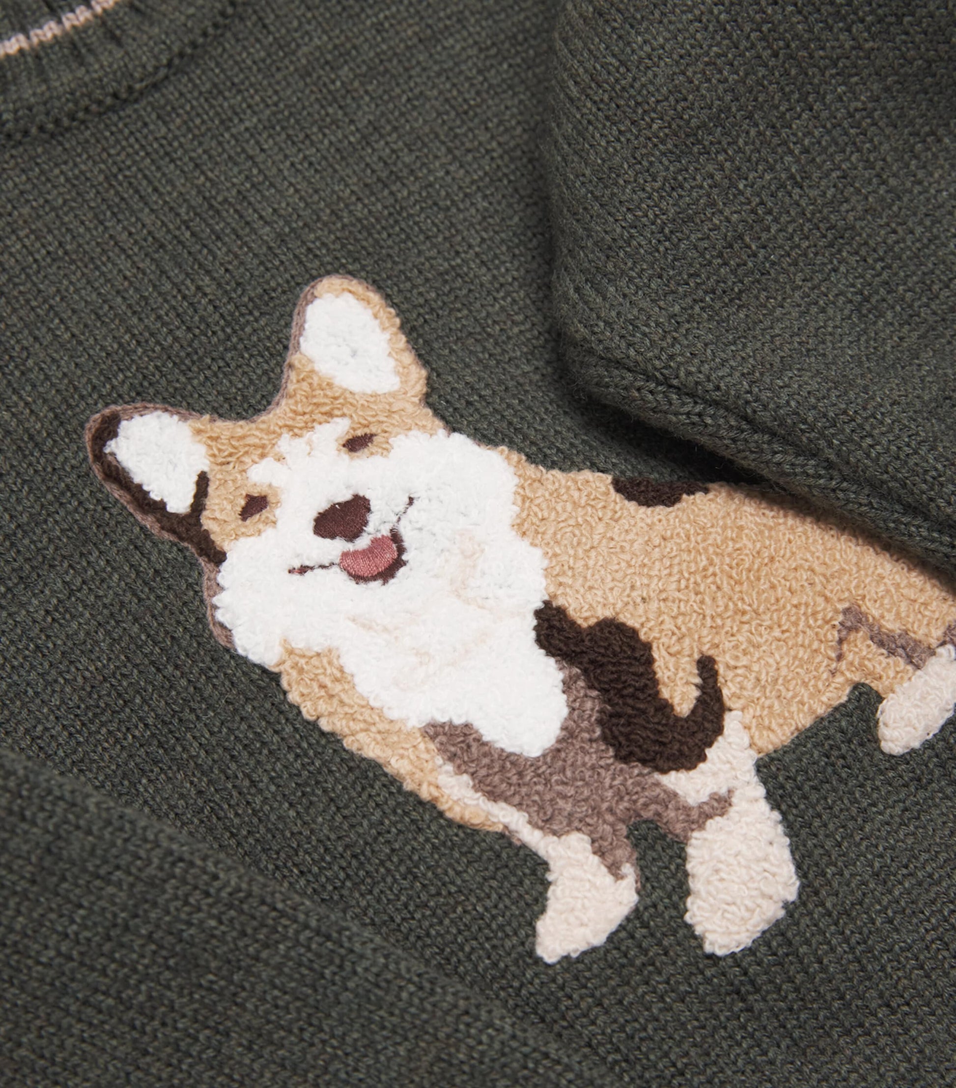 PEPA LONDON Wool Corgi Sweater (18 Months-4 Years)
