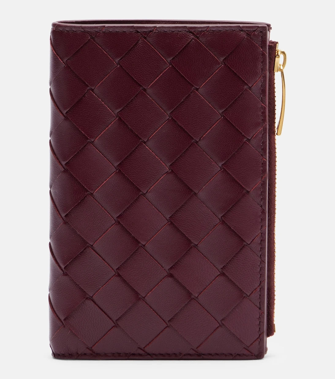 Bottega Veneta - محفظة جلد متوسطة "إنتريتشياتو"