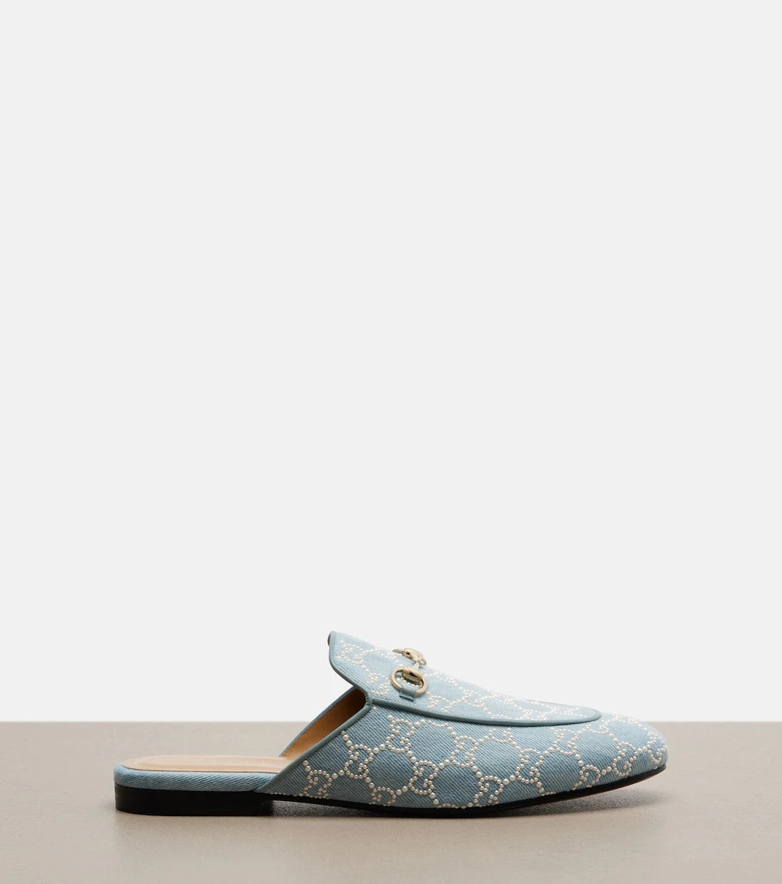 Gucci - Princetown GG embellished mules