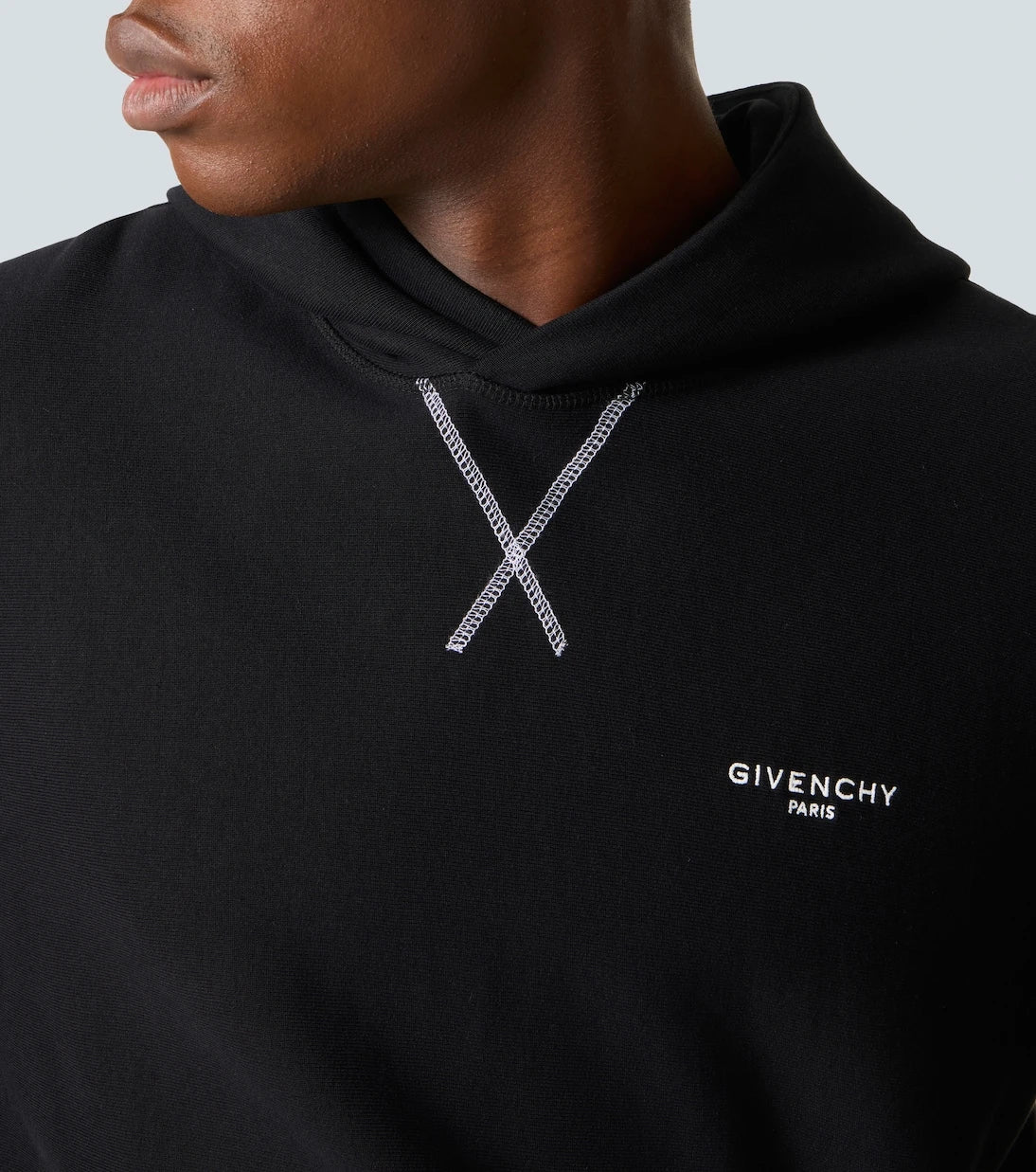 Givenchy - Logo cotton jersey hoodie