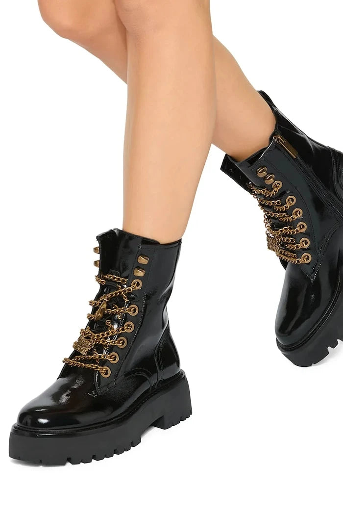 Кожени кубинки Kurt Geiger London Matilda Charm