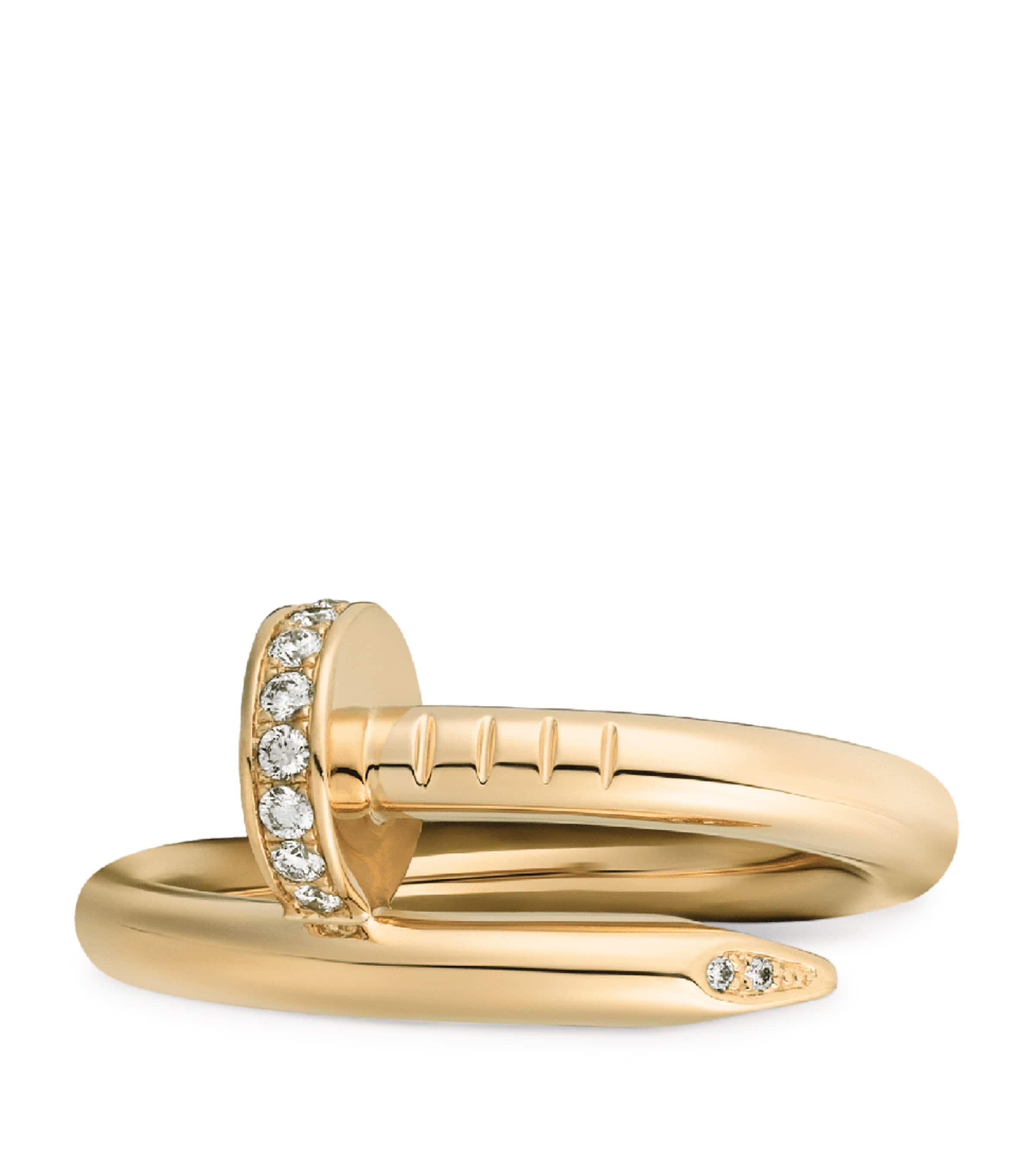Yellow Gold and Diamond Juste Un Clou Ring