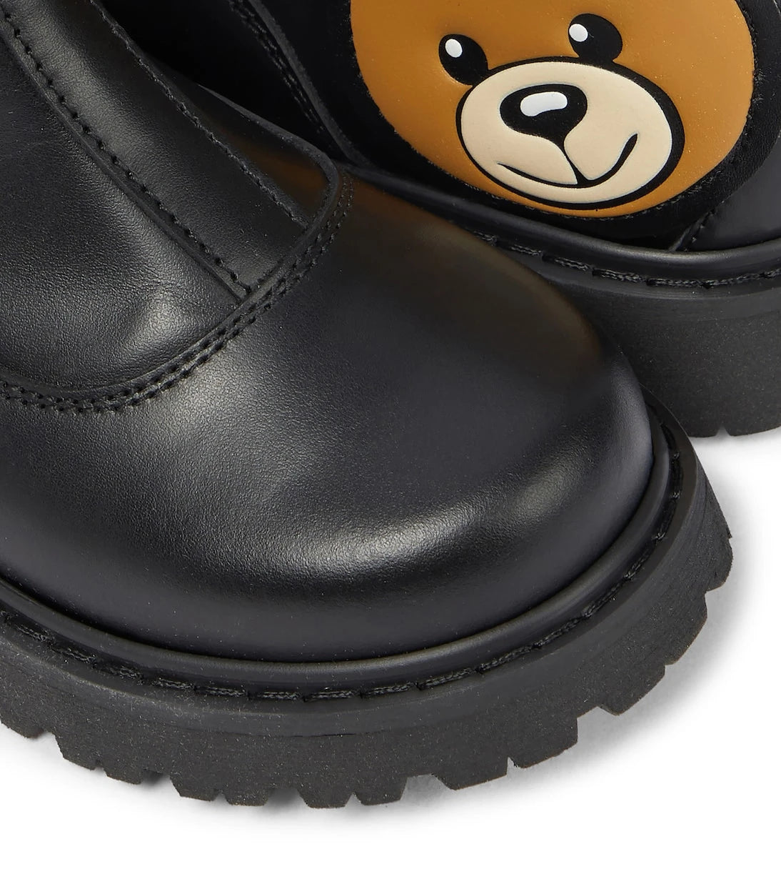 Moschino Kids - Leather ankle boots