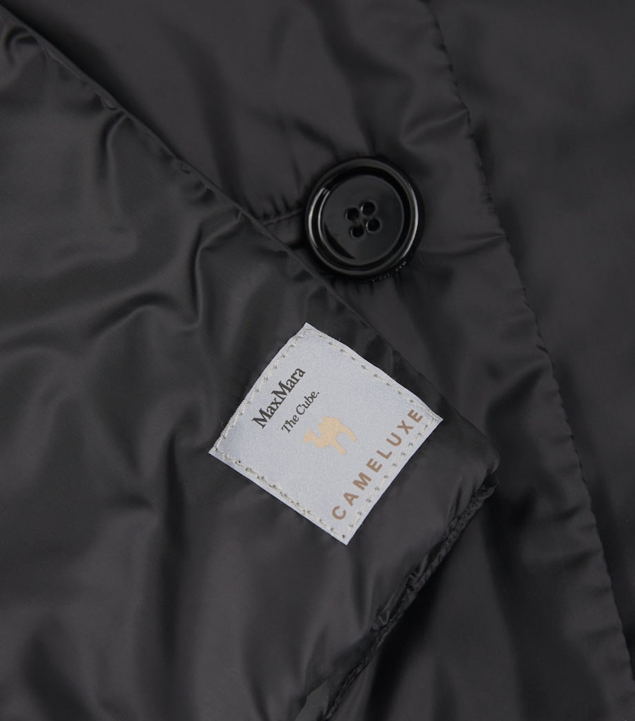 Max Mara Black CAMELUXE Padded Jacket