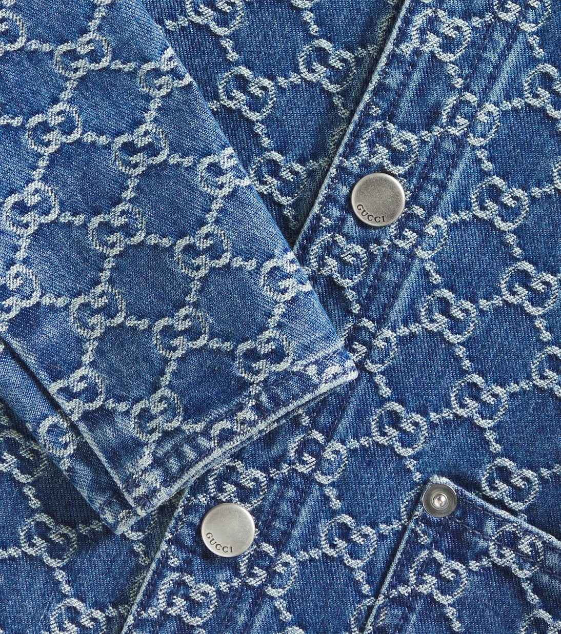 Gucci Kids - Baby GG denim jacquard jacket