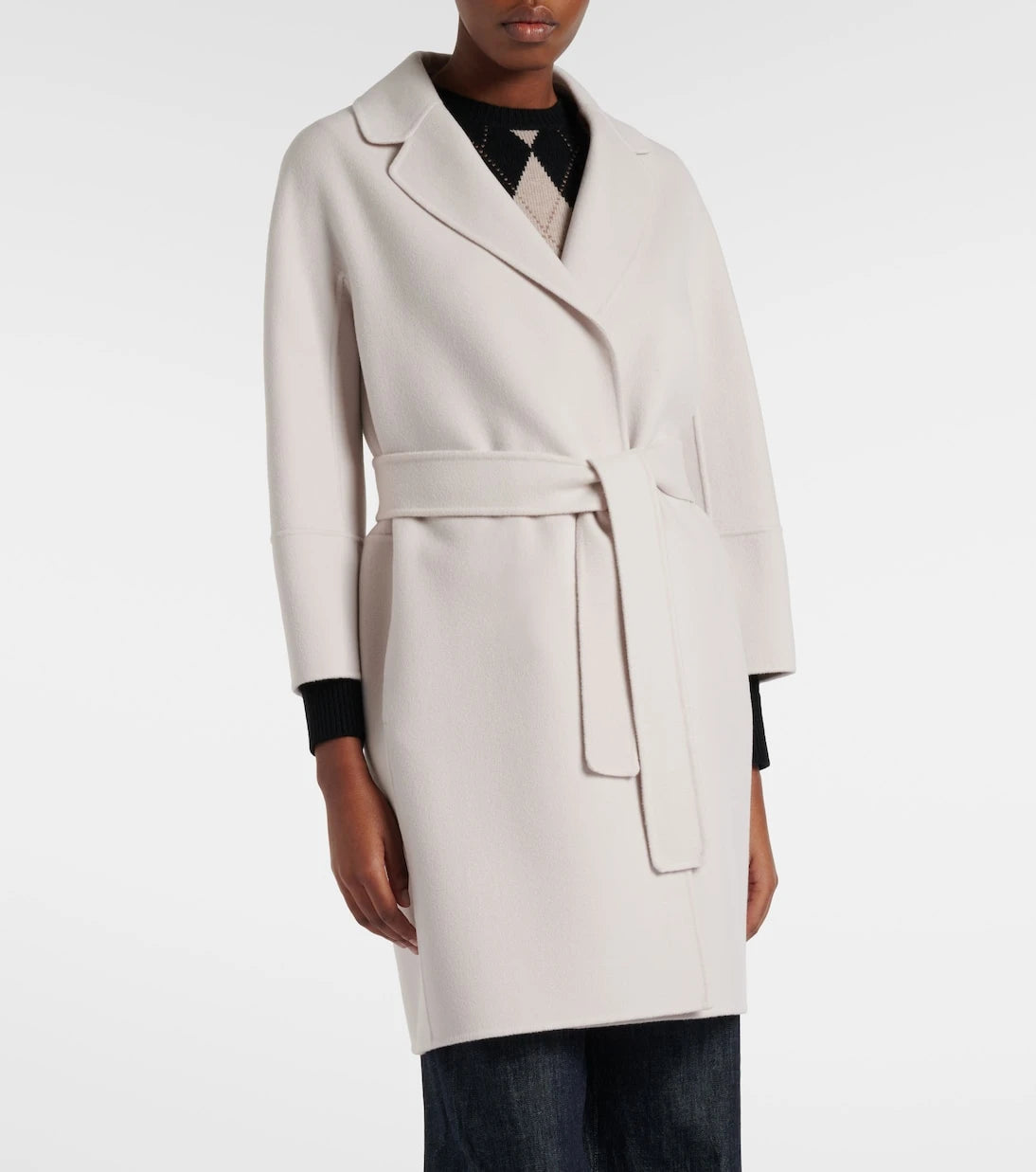'S Max Mara - Arona virgin wool wrap coat