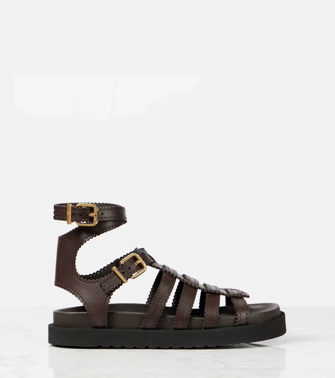 Zimmermann - Goldie leather gladiator sandals