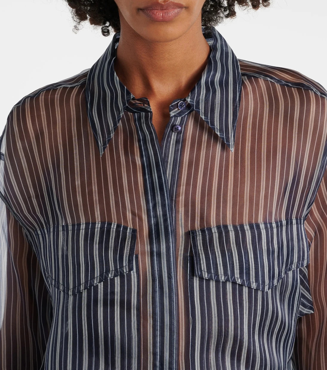 Dorothee Schumacher - Striped silk organza blouse