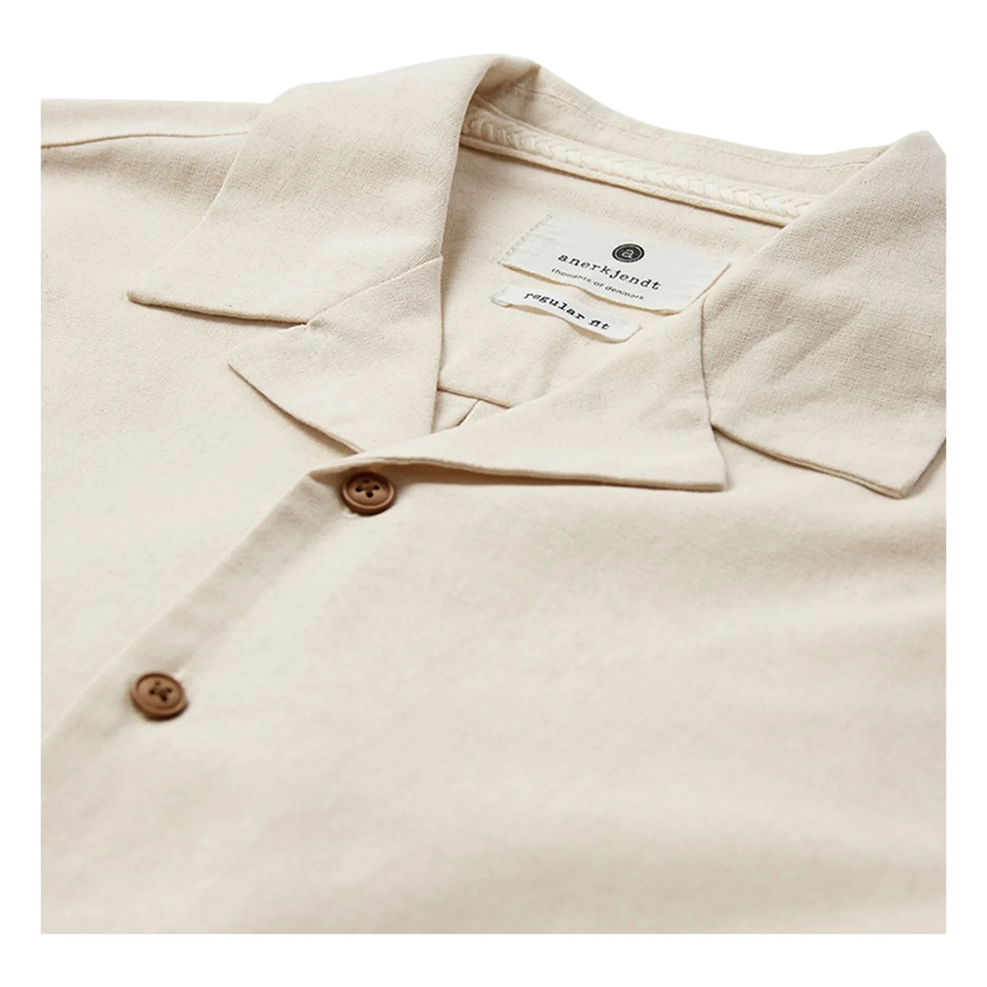 Anerkjendt - Akleo Linen shirt | Cream