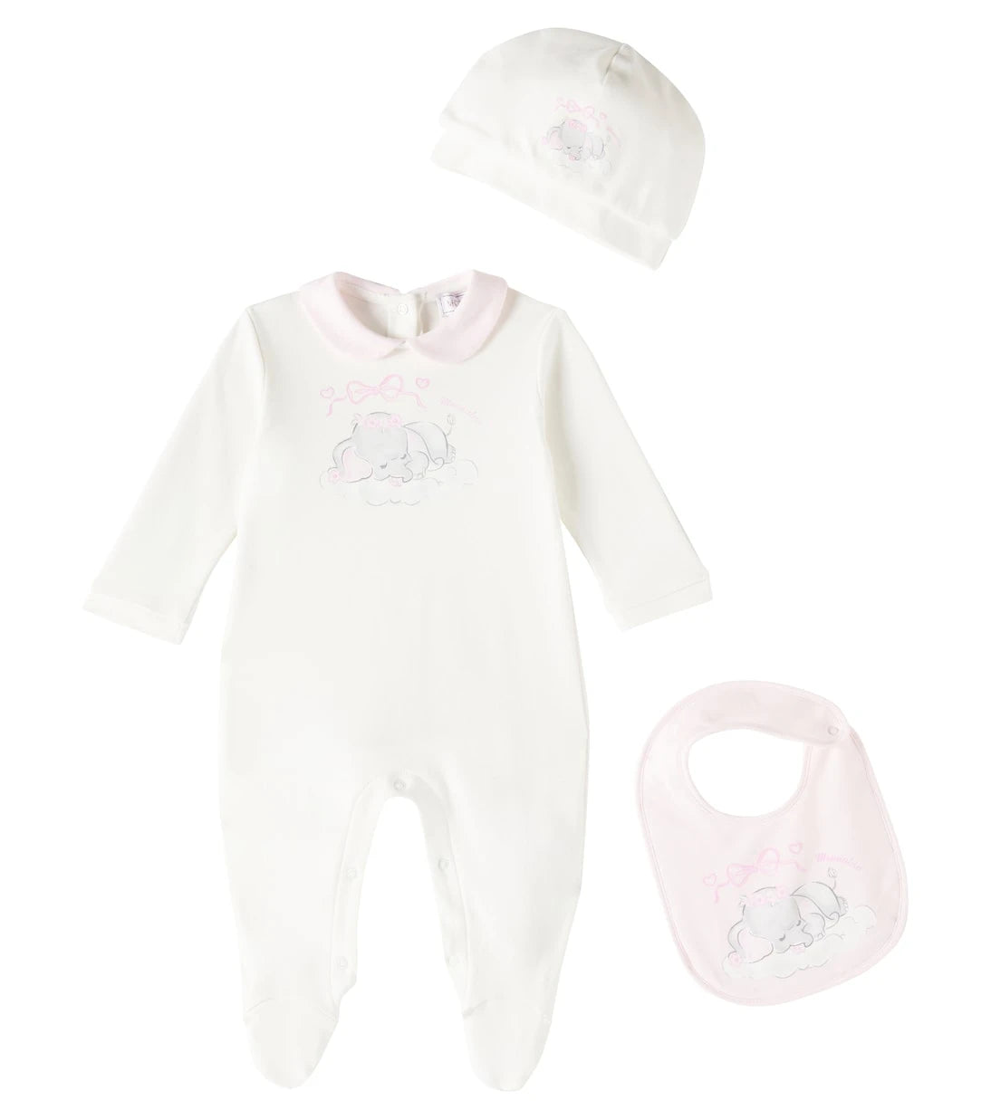 Monnalisa - Bebek baskılı pamuklu set