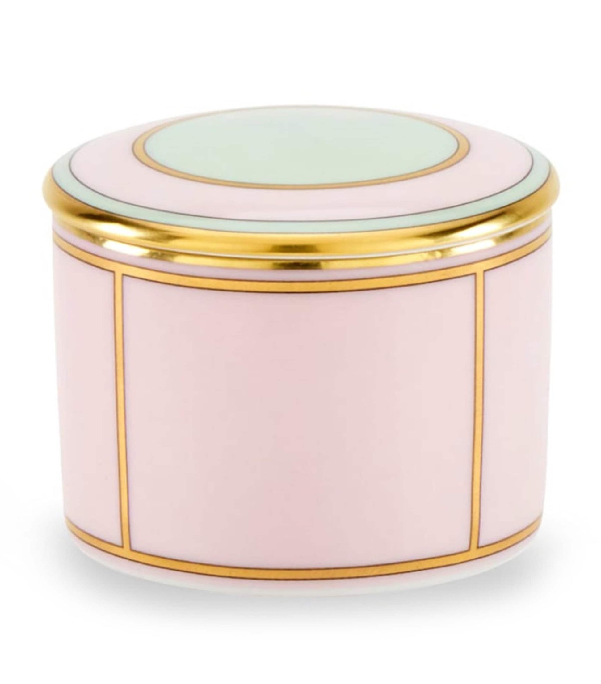 GINORI 1735 Porcelain Colonna Diva Rosa Trinket Box
