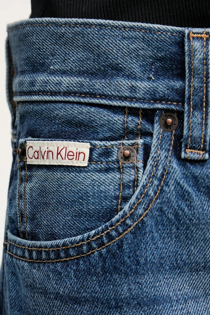 Calvin Klein Jeans дънки barrel дамски