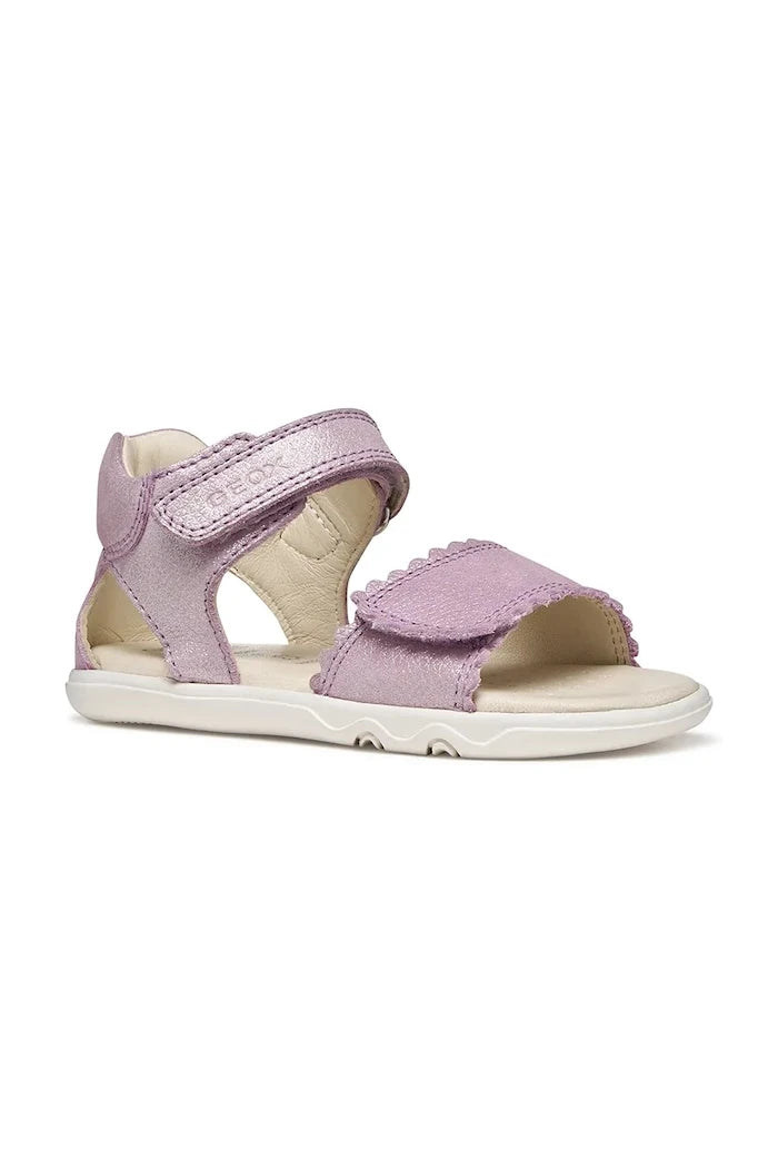 Детски сандали от кожа Geox SANDAL STEPPIEUP